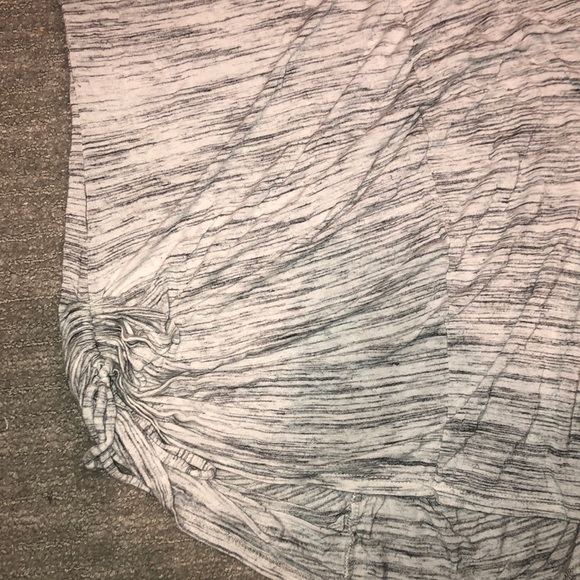 Maternity side tie space grey shirt - Picture 2 of 2